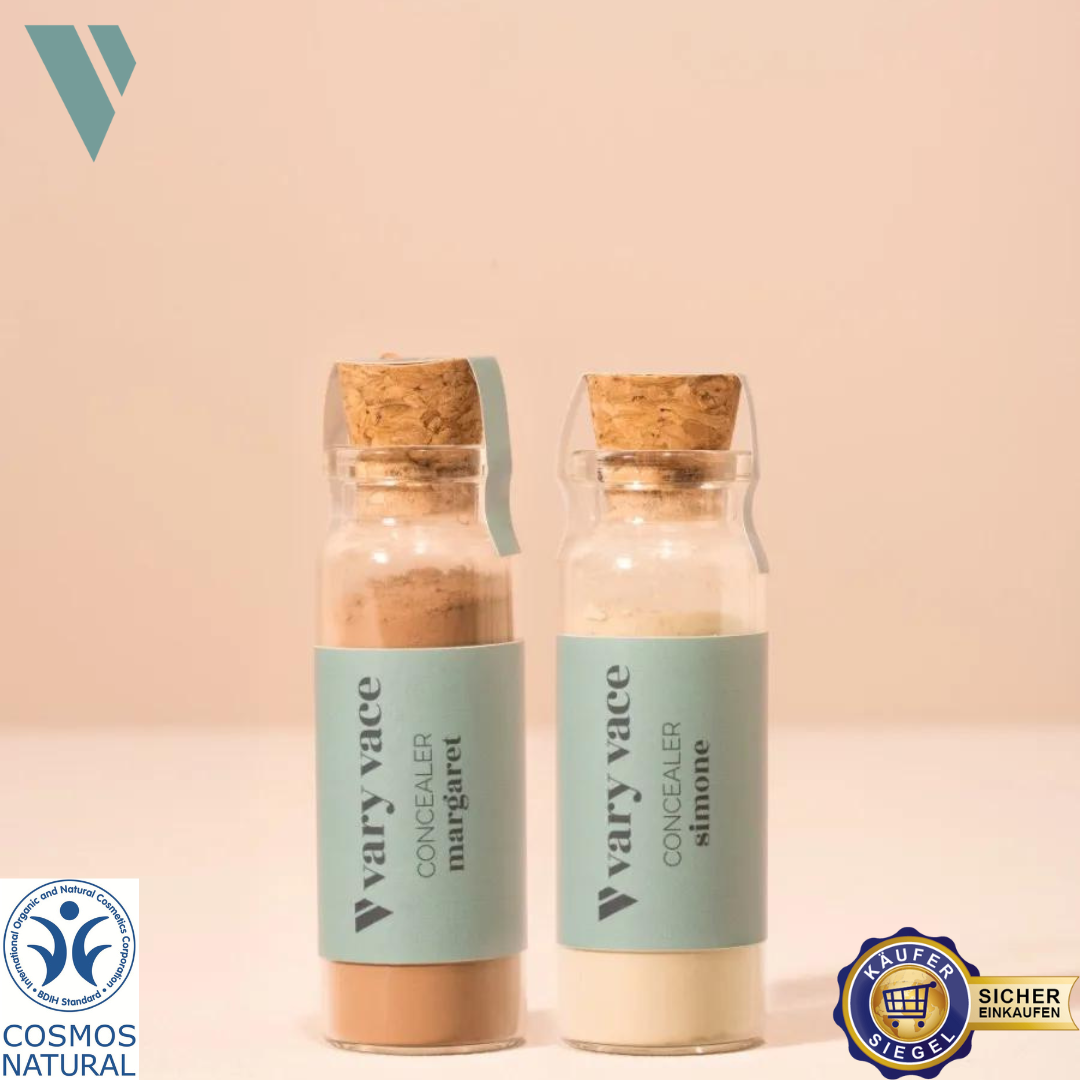 Concealer Refill; zum Abdecken von Hautunreinheiten und -rötungen, matt, langanhaltend, vegan, tierversuchsfrei, ohne Nano- und Mikroplastik Partikel, für alle Hauttypen geeignet, ohne Öle / Fette, ohne Parfüm, ohne Alkohol, hormonfrei / plastikfrei